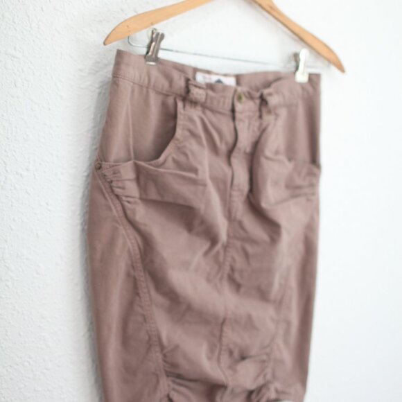 VTG Y2K Fornarina Italy Ruched Pencil Skirt - Picture 8 of 8